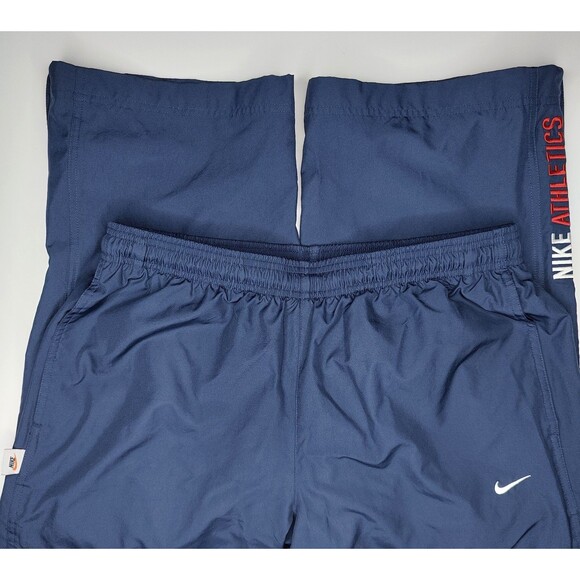 Vintage Y2K Nike Silver Tag Blue Windbreaker Track Pants Size Large - Picture 1 of 10